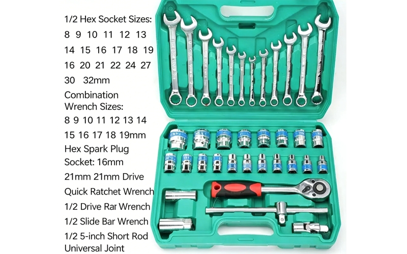37 PCS Set(24 tooth Blue Ribbon Socket)